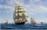 unknow artist Seascape, boats, ships and warships. 111 Germany oil painting artist